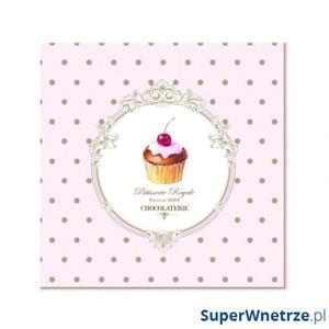 Serwetki deserowe 20 szt. 33cm Nuova R2S Napkins muffin - 2857494399