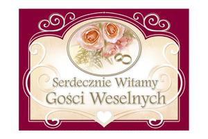 Plansza weselna (35X50cm) PL-5 (M)