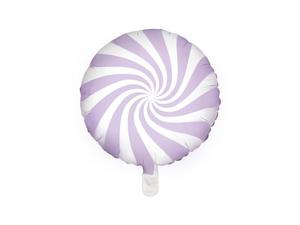 Balon foliowy Cukierek, 45cm, jasny liliowy - 2860664322