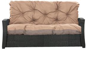 Tufting cushions for rattan sofa: Beige - 2874774327