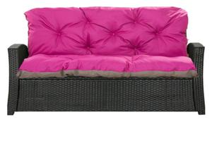 Cuscino trapuntato per divano in rattan : Rosa - 2867852486