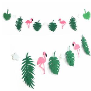 HOME Design :: Girlanda Flamingi i licie kokosa, Summer party, wzr tropikalny 2,5m - 2864078829