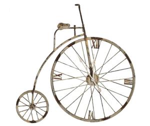 Belldeco :: Zegar vintage Rower, Bicykl, beowo-szary 88cm (BD_C3065NF) - 2860432982