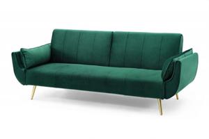 HOME Design :: Sofa rozkadana Greenery 215cm, zielona, velvet, butelkowa ziele (Z40090) - 2860434638