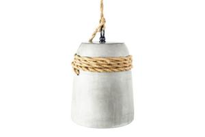 NOWOCZESNE Lampy :: Lampa wiszca, dekoracyjna Cement IV, beton, 22x18x18 cm (Z39058) - 2860434749