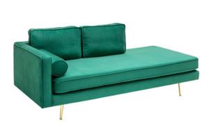 Barock Design :: Szezlong sofa Diva szmaragdowa aksamit 195cm (Z40602) - 2867781799