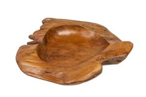 H-DESIGN :: Misa teakowa DUA Wood Plate 50cm drewniana (Z11626) - 2821816647