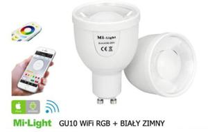 Mi.Light ARWKA RF/WIFI GU10 RGB+CW 5W - 2852780483