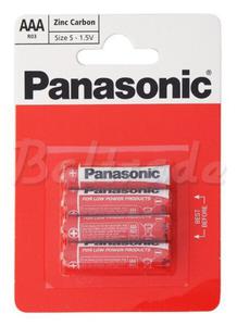 R03 4Bl Panasonic Red Bateria - 2877229003