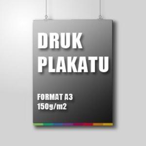 Druk plakatw A3 150g - 2872504181