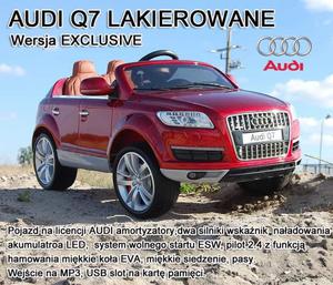 ORYGINALNE AUDI Q7 DWA SILNIKI, AMORTYZATORY PILOT, LICENCJA, LAKIER - 2841517194