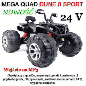 MEGA WIELKI QUAD DUNE 24V 2 SILNIKI, SUPER JAKO OLBRZYMI STRONG2/ST JS-3188 - 2861651609