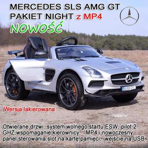 MERCEDES SLS AMG GT Z AMORTYZATORAMI PILOT, PAKIET NIGHT - MP4 /SX-128 - 2861651622