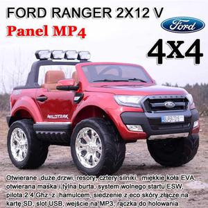 FORD F650 4X4 , 2x12V LICENCJA, PANEL MP4, MIKKIE KOA EVA, MIKKIE SIEDZENIE FULL OPCJA 12V/F650 - 2861651633