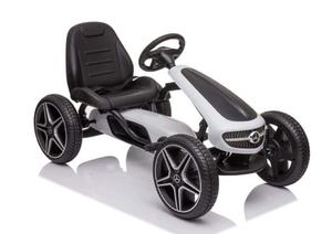 GOKART NA PEDAY LICENCJA MERCEDESA KOA EVA, MIKKIE SIEDZENIE Z LOGIEM MB JAKO /XMX610 - 2864065261