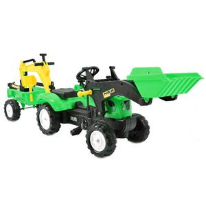 TRAKTOR NA PEDAY Z PRZYCZEP, YK I KOPARK/ TR3009 - 2864065589