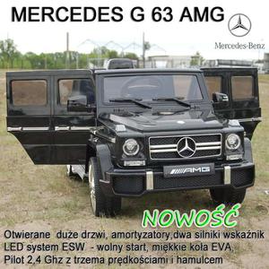 MERCEDES G63 AMG DWA SILNIKI, OTWIERA DRZWI, MOCNY MIKKIE KOA, SYSTEM ESW/HL168 - 2833186677