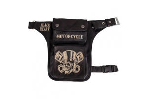 SASZETKA MOTOCYKLOWA NA UDA BLACK HEART /W-TEC - 2876255320