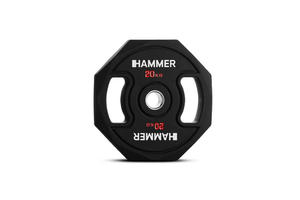 OBCIENIE GUMOWANE OLIMPIJSKIE OCTAGON 50 MM 20 KG /HAMMER - 2877977689