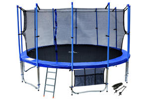 TRAMPOLINA OGRODOWA 14FT 427-434CM, 6 PODWJNYCH NG /SONIFIT - 2878761751