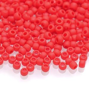 Koraliki TOHO Round 11/0 10g #45AF Opaque-Frosted Cherry - 2861652893