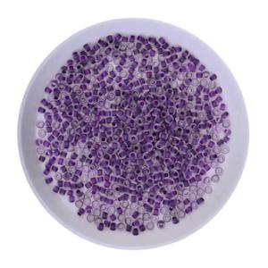 Koraliki TOHO Round 11/0 10g #774F Inside-Color Frosted Crystal/Grape-Lined - 2861652917