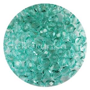 Fire Polish 3mm - koraliki czeskie szlifowane #60110 Light Teal - 2861653039