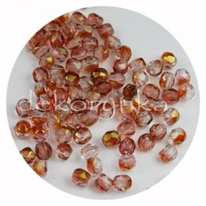 Fire Polish 3mm - koraliki czeskie szlifowane #LR00030 Luster Transparent - 2861653181