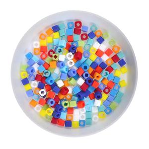 Koraliki TOHO Multi Shape/Color Mix 10g Mix Cube 3mm Opaque Frosted - w soiczku! - 2861653407