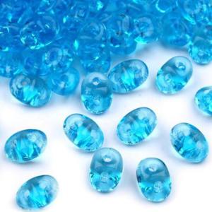 SuperDuo Super DUO koraliki 2,5x5mm 10g #60020 Aquamarine - 2861653974