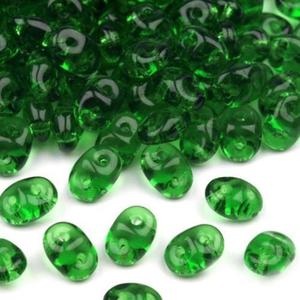 SuperDuo Super DUO koraliki 2,5x5mm 10g #50050 Green - 2861653983