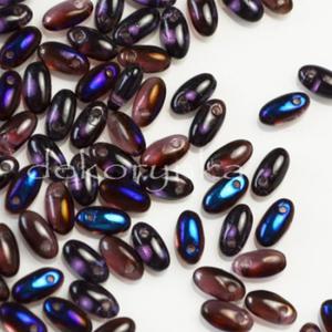 Rizo koraliki szklane 6x2,5mm 10g #BR20060 Amethyst Azuro - 2861654379