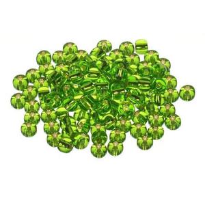 PRECIOSA34 Koraliki szklane Rocailles 6/0 (4,1mm) 57220 Green Sil.Lined - 2861654466