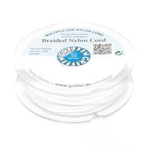 Griffin BRAIDED NYLON CORDS Sznurek nylonowy pleciony 0.5mm 25m - White - 2877225712