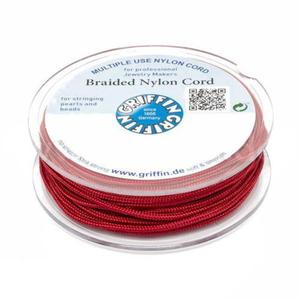 Griffin BRAIDED NYLON CORDS Sznurek nylonowy pleciony 1mm 25m - Garnet - 2861656551