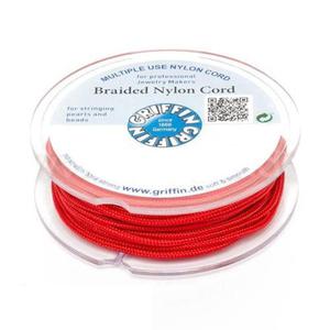 Griffin BRAIDED NYLON CORDS Sznurek nylonowy pleciony 1,2mm 25m - Red - 2877225717