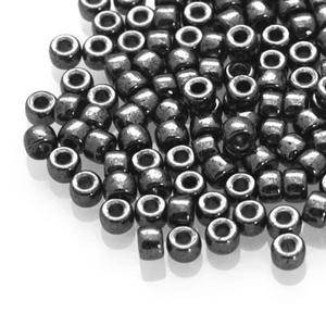 Koraliki MATUBO Seed Bead Szklane 6/0 10g #L23980 Hematite