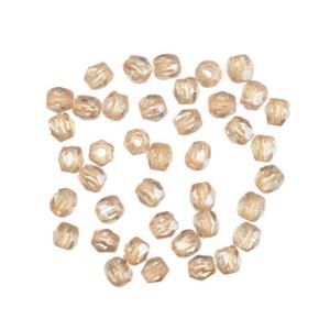 Koraliki Fire Polish 2mm 40szt. #LC00030 - Luster Transparent Champagne