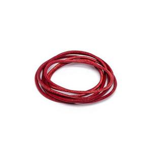 Griffin LEATHER CORD Rzemie skrzany 100% naturalny 2mm 1m - Red - 2877225727