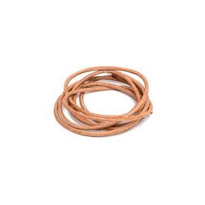 Griffin LEATHER CORD Rzemie skrzany 100% naturalny 2mm 1m - Natural - 2841608720