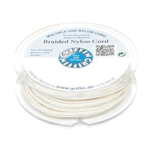 Griffin BRAIDED NYLON CORDS Sznurek nylonowy pleciony 1mm 25m - Cream - 2846460123