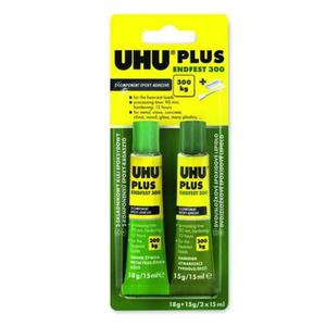 UHU Plus Endfest 300- klej 2- skadnikowy (18g + 15g) - 2850624556