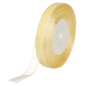 wso08 Tasiemka wstka SZYFON ORGANZA 12mm 50Y - 2861657832