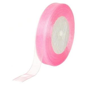 wso10 Tasiemka wstka SZYFON ORGANZA 12mm 50Y - 2861657834