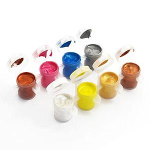 Farbki akrylowe POLYCOLOR zestaw 8 kolorw x 5ml (perowe) - 2861658269