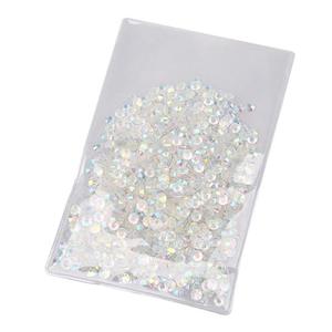 TRF21 Cyrkonie Crystal AB 4mm 1000 sztuk do ywicy SLIME scrapbooking - 2861659274