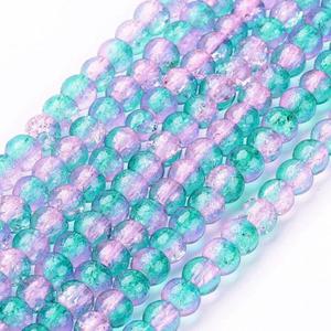 cra51 Koraliki crackle 4mm do sutasz beading SZNUR - 2861660326