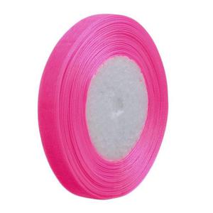 wso26 Tasiemka wstka SZYFON ORGANZA 12mm 50Y rowa - 2869422055