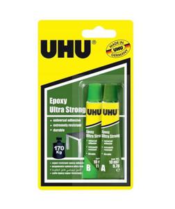 UHU Epoxy Ultra Strong klej 2- skadnikowy (11,8g + 9,7g) - 2878100281