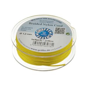 Griffin BRAIDED NYLON CORDS Sznurek nylonowy pleciony 1,2mm 50m - Yellow - 2873943215